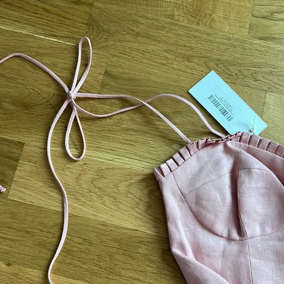 NWT Reformation rima linen two piece skirt set - Picture 8 of 11